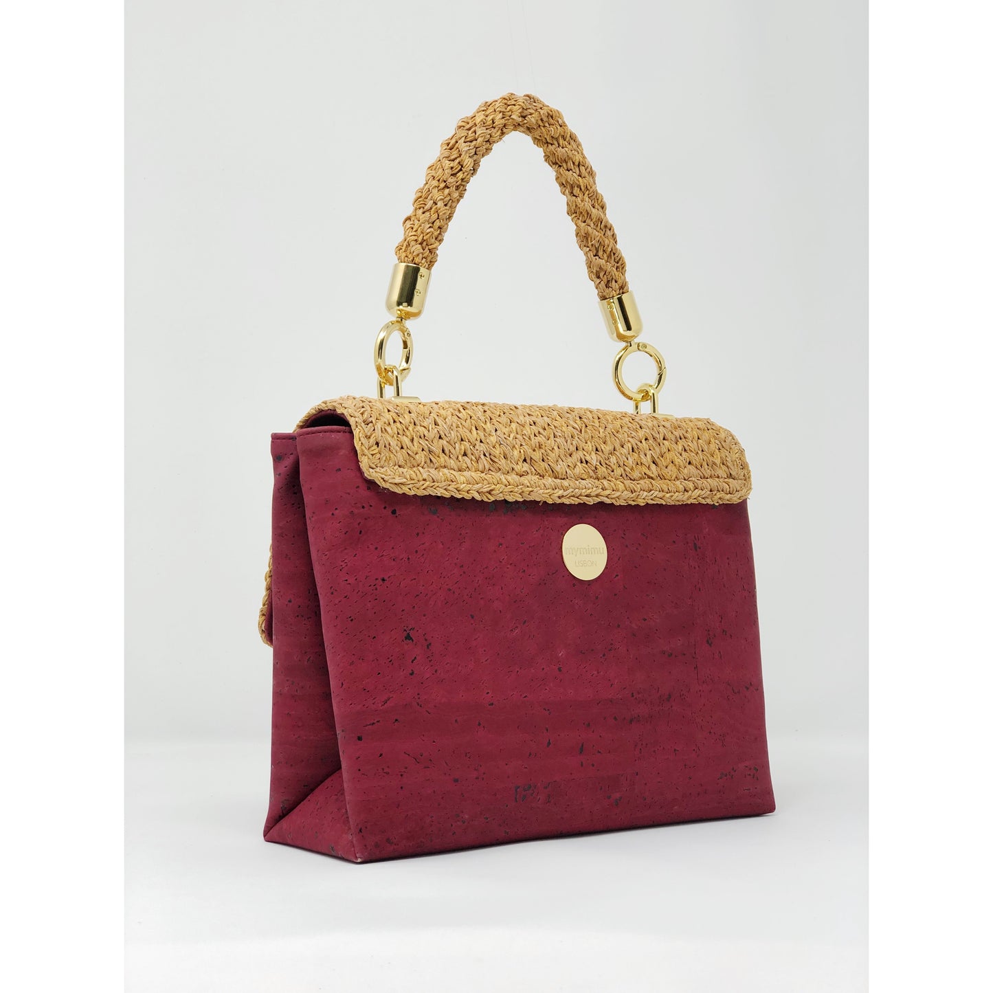 Cork Alentejo handbag - Bordeaux